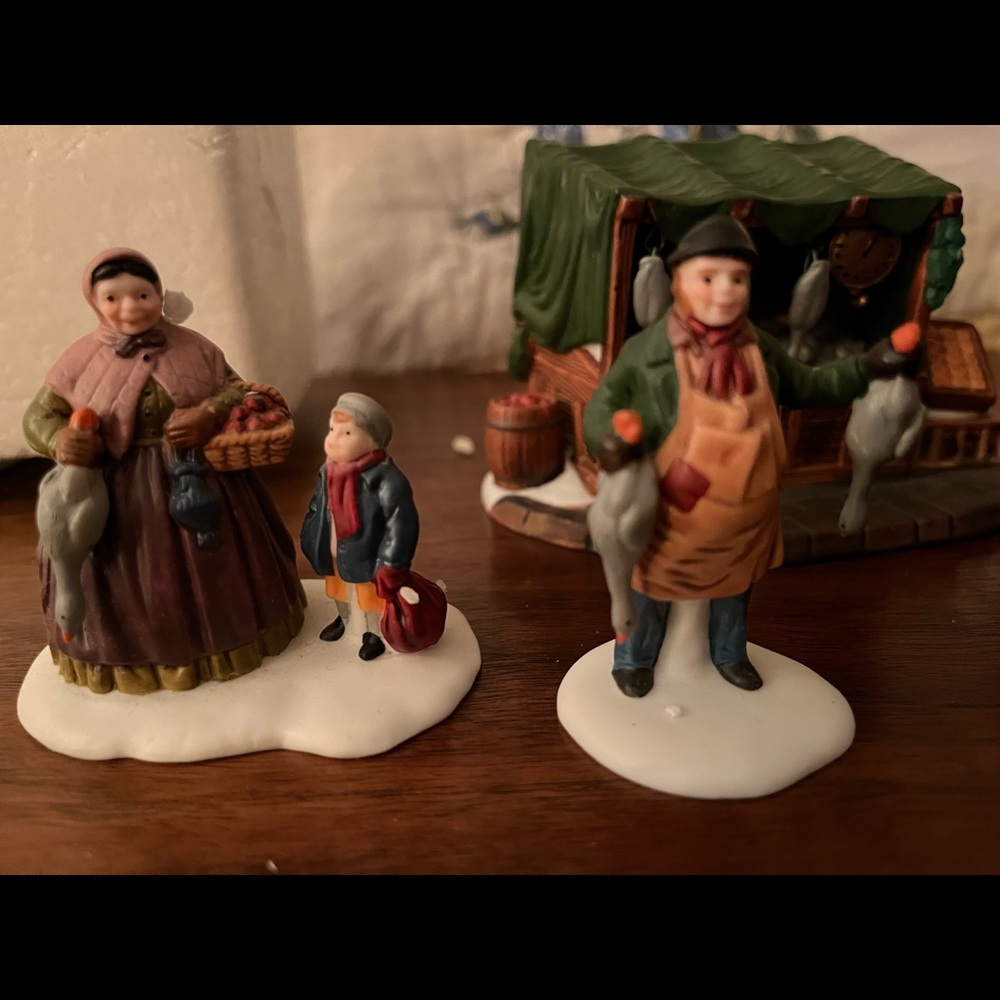 Department 56 Christmas “poultry market “